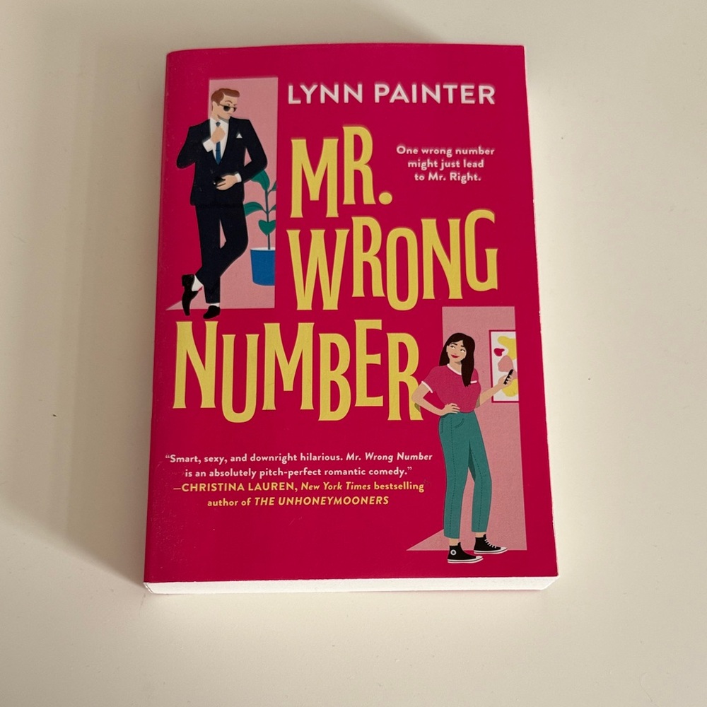 Mr. Wrong Number Book by Lynn Painter